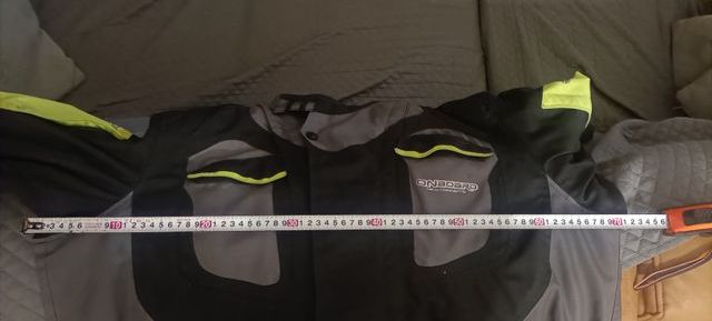 Chaqueta moto Onboard 4S negra/fluor