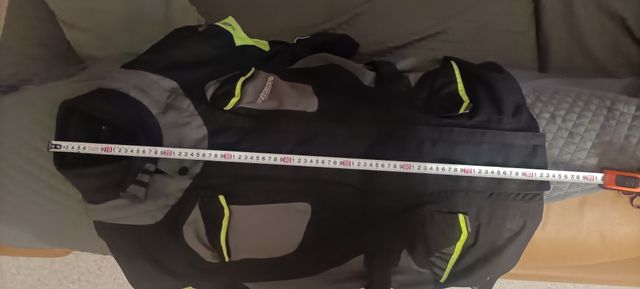 Chaqueta moto Onboard 4S negra/fluor