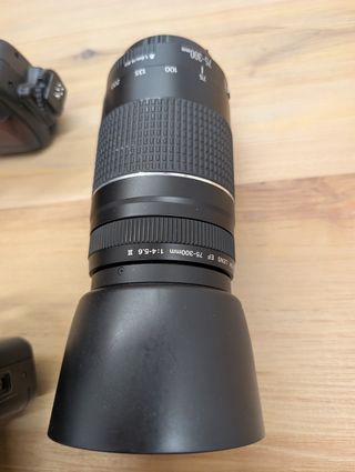 Canon EOS 630 + Flash + Objetivos+mochila