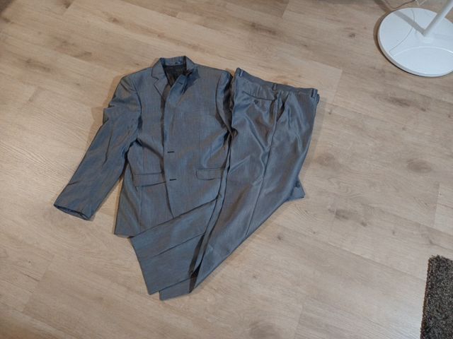 Traje chaqueta gris hombre