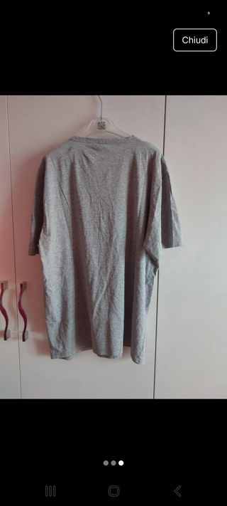 2 Maglie Pigiama Grigie - Uomo