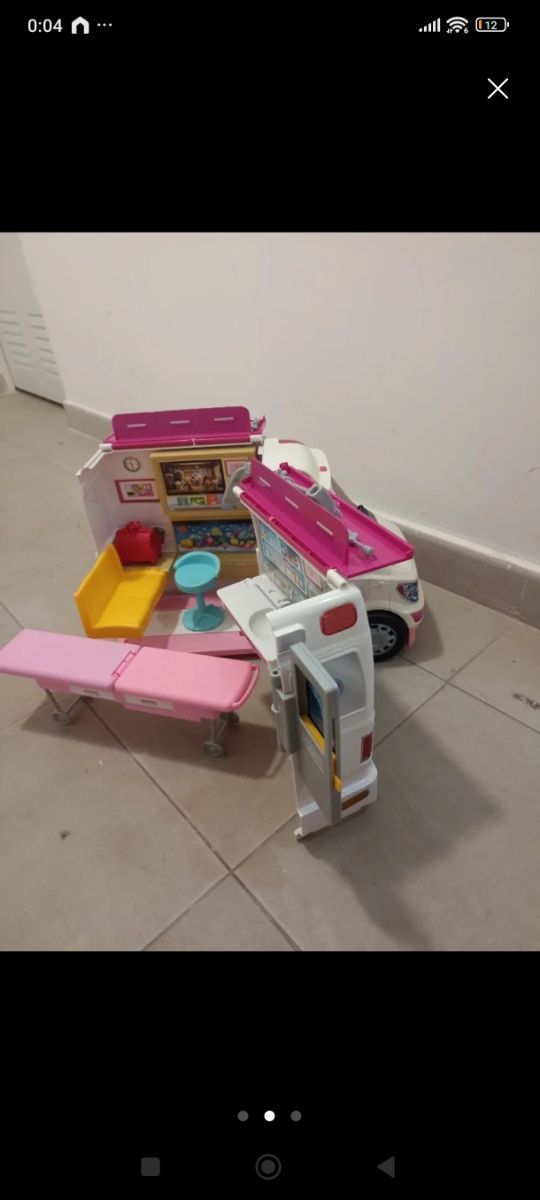 Ambulancia grande Médica Barbie