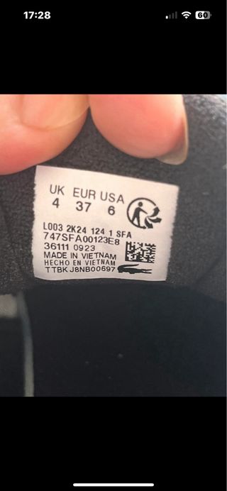 Zapatillas Lacoste - Beige y Negro