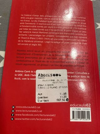 Tirant lo Blanc. Episodis amorosos: Inclou recu...