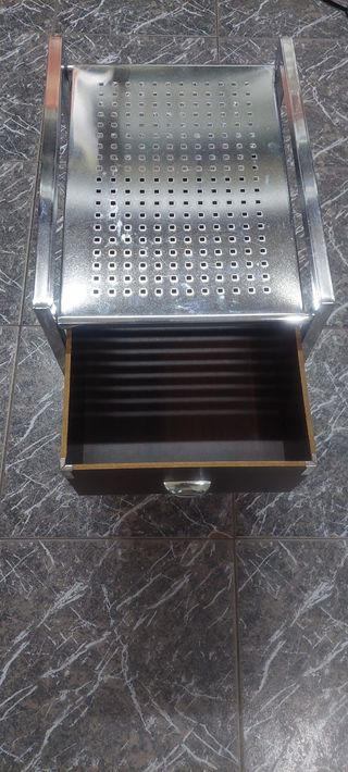 Armario 3 cajones metal-madera