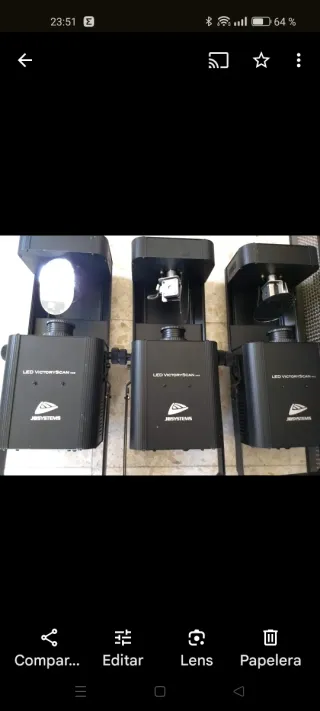 JBSYSTEMS LED Vídeo Scan 60w