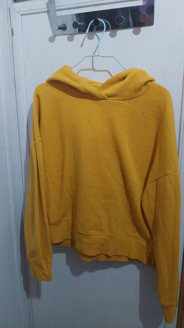 Sudadera color mostaza Amisu talla M