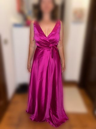 Abito lungo fucsia Atelier Eme