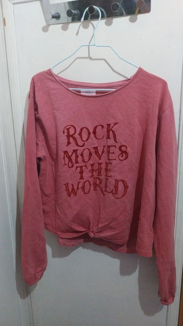 Sudadera roja El Corte Inglés talla 15/16 años