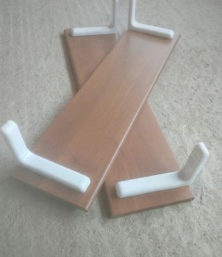 Mensole legno 20x80cm - 2pz