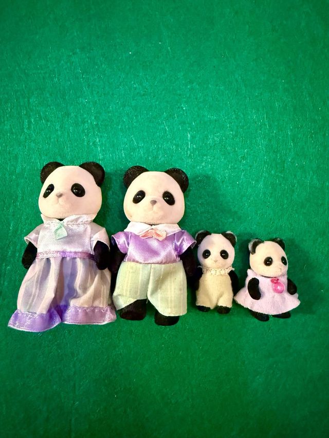 Familia Sylvanian Pandas