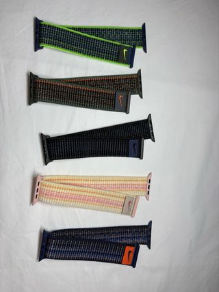 Correa Apple Watch Beige/Naranja