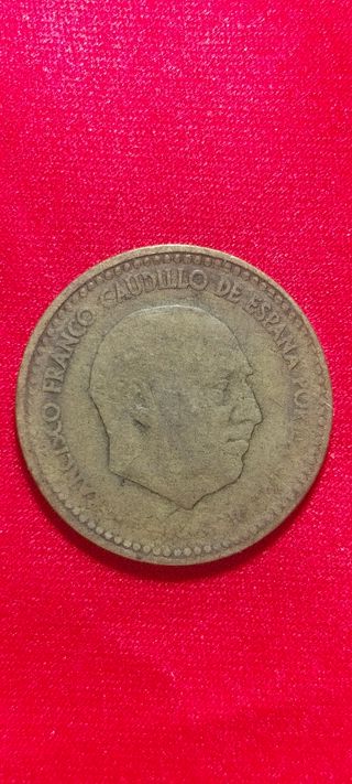 Moneda antigua España Franco 
