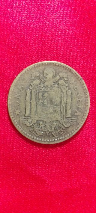 Moneda antigua España Franco 