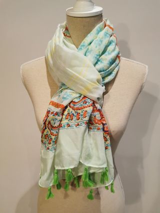 *Fular Pañuelo Pareo Vestidos Verde*