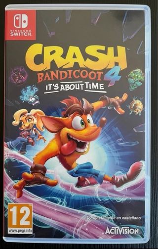 Crash 4 Nintendo Switch. It is About Time. NUEVO