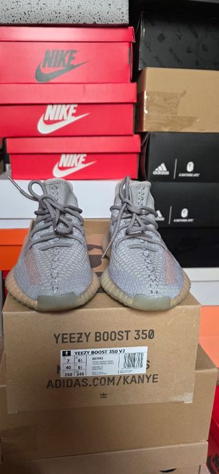 Adidas Yeezy Boost 350 V2 - Gris-Naranja - 40
