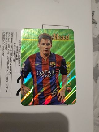 Cromo Messi Goldstar raya diagonal mundicromo 2016