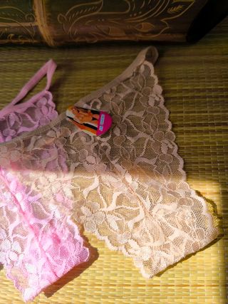3 tangas encaje delicadas