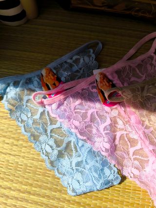 3 tangas encaje delicadas