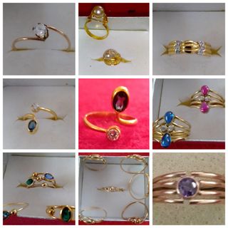Anillos oro y plata - Joyas variadas