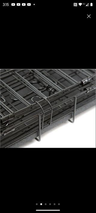 Jaula para perros negra