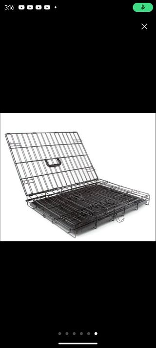 Jaula para perros negra