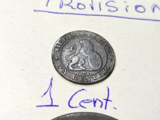 Lote Gobierno Provisional 1, 2, 5, 10 Cts. 1870