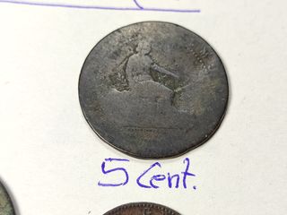 Lote Gobierno Provisional 1, 2, 5, 10 Cts. 1870