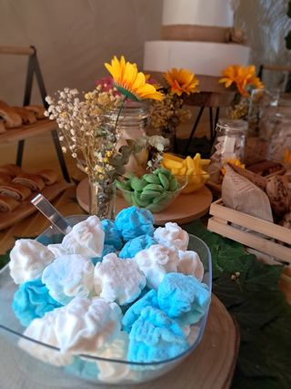 Candy bar rústico para boda