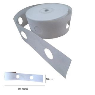 Fettuccia Tenda 10 mt - bianca