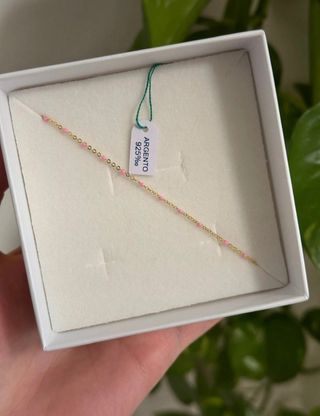 Cavigliera Argento 925% rosa
