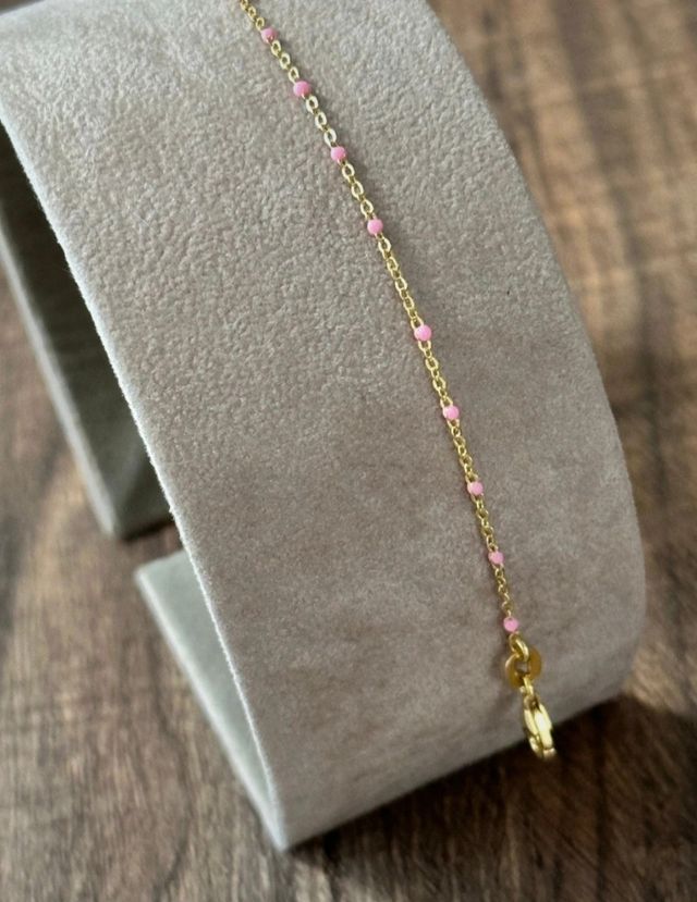 Cavigliera Argento 925% rosa