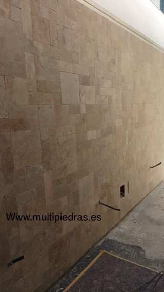 Revestimiento Pared Mármol Travertino