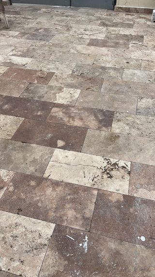 Revestimiento Pared Mármol Travertino