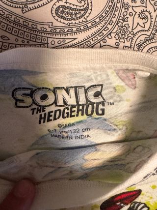 Maglietta Sonic bimbo