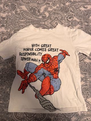 Maglietta Spiderman bimbo