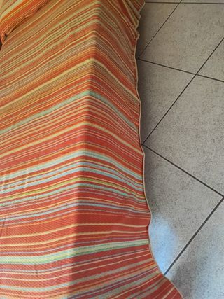 Copriletto singolo a righe - cotone