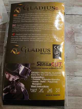 Guantes Tácticos Gladius L