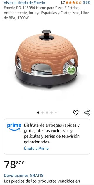 Horno eléctrico para pizzas