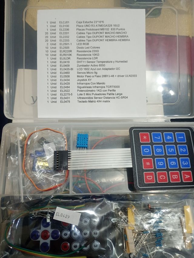 Kit Arduino Electrónica - Colegio Leonés