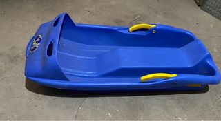 Trineo infantil nieve azul