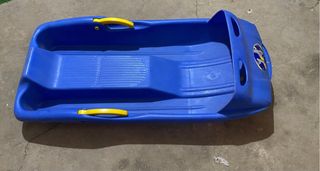 Trineo infantil nieve azul