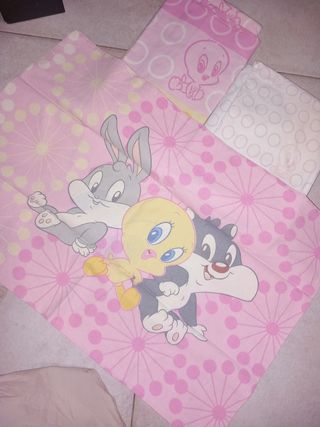 Lenzuola lettino Looney Tunes
