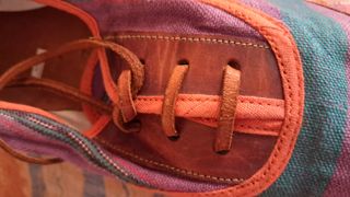 Scarpe Tela Maya Arancio Viola
