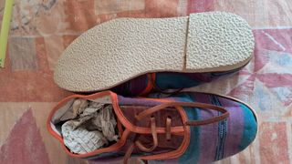Scarpe Tela Maya Arancio Viola