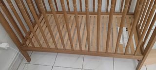 Cuna bebé madera