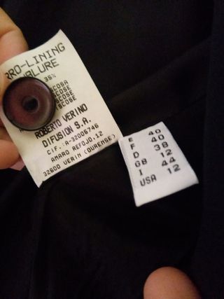 Americana/ blazer negra mujer. Roberto Verino