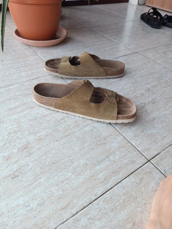 Sandalias ante caqui