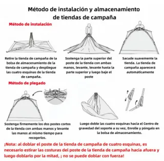 Tienda campaña 2-3 personas POP UP